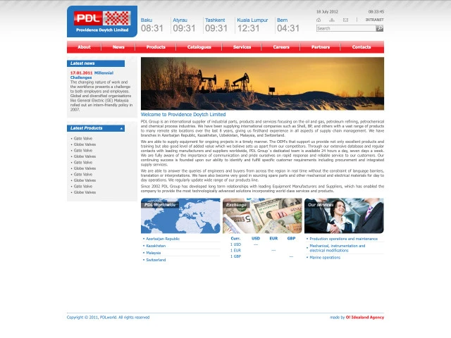 PDL Şirkətlər qrupunun saytı