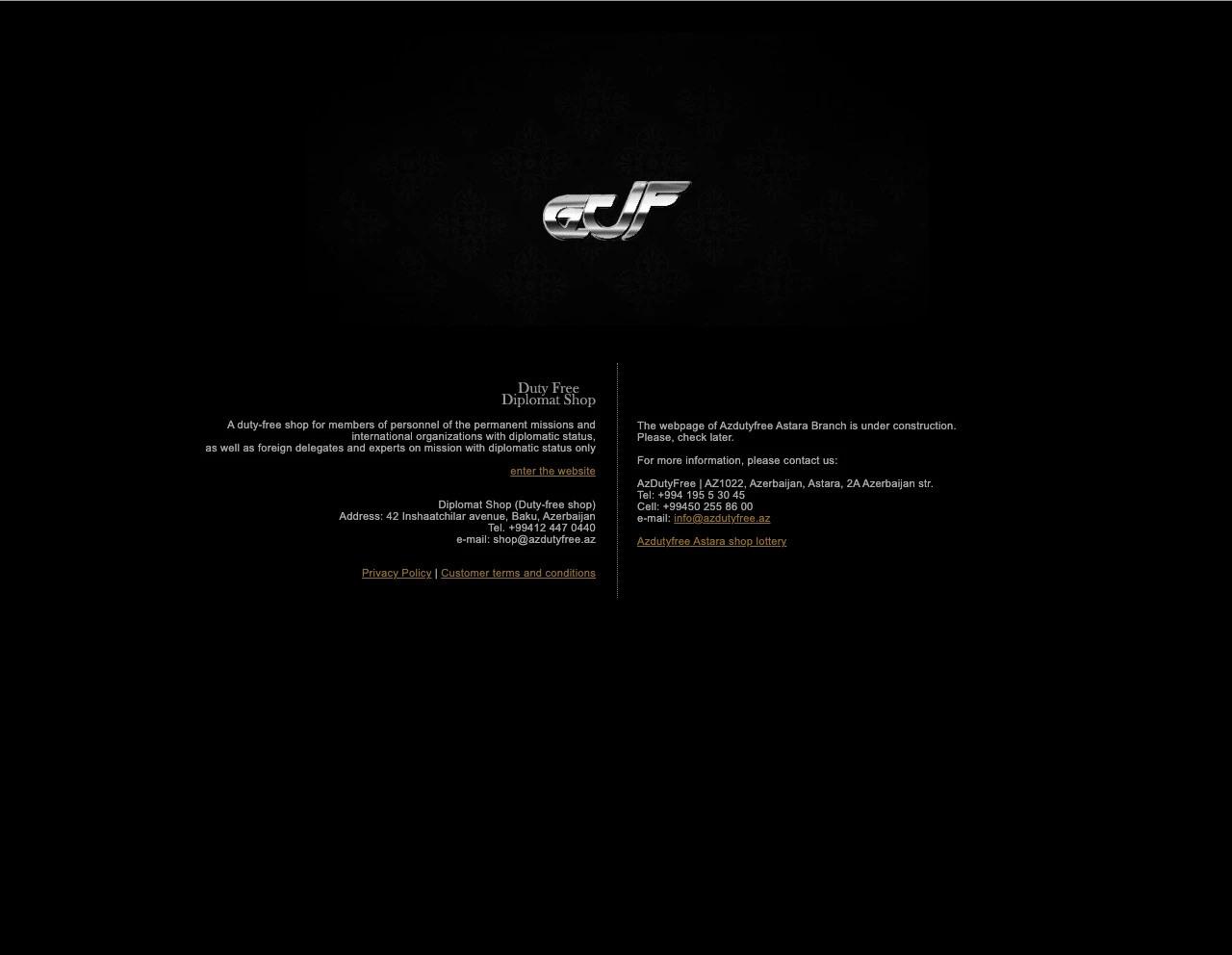 AzDutyFree Diplomat Shop Store 1