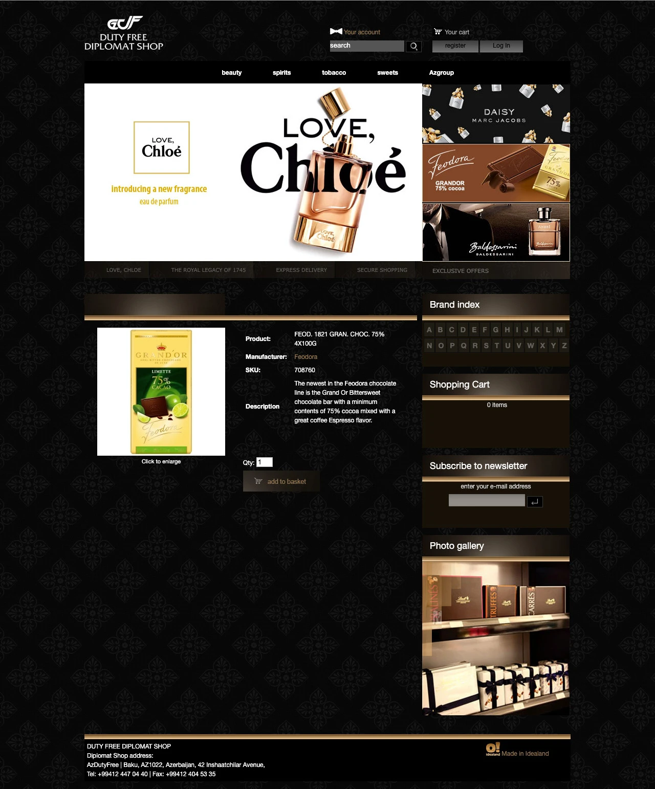 AzDutyFree Diplomat Shop Store 4