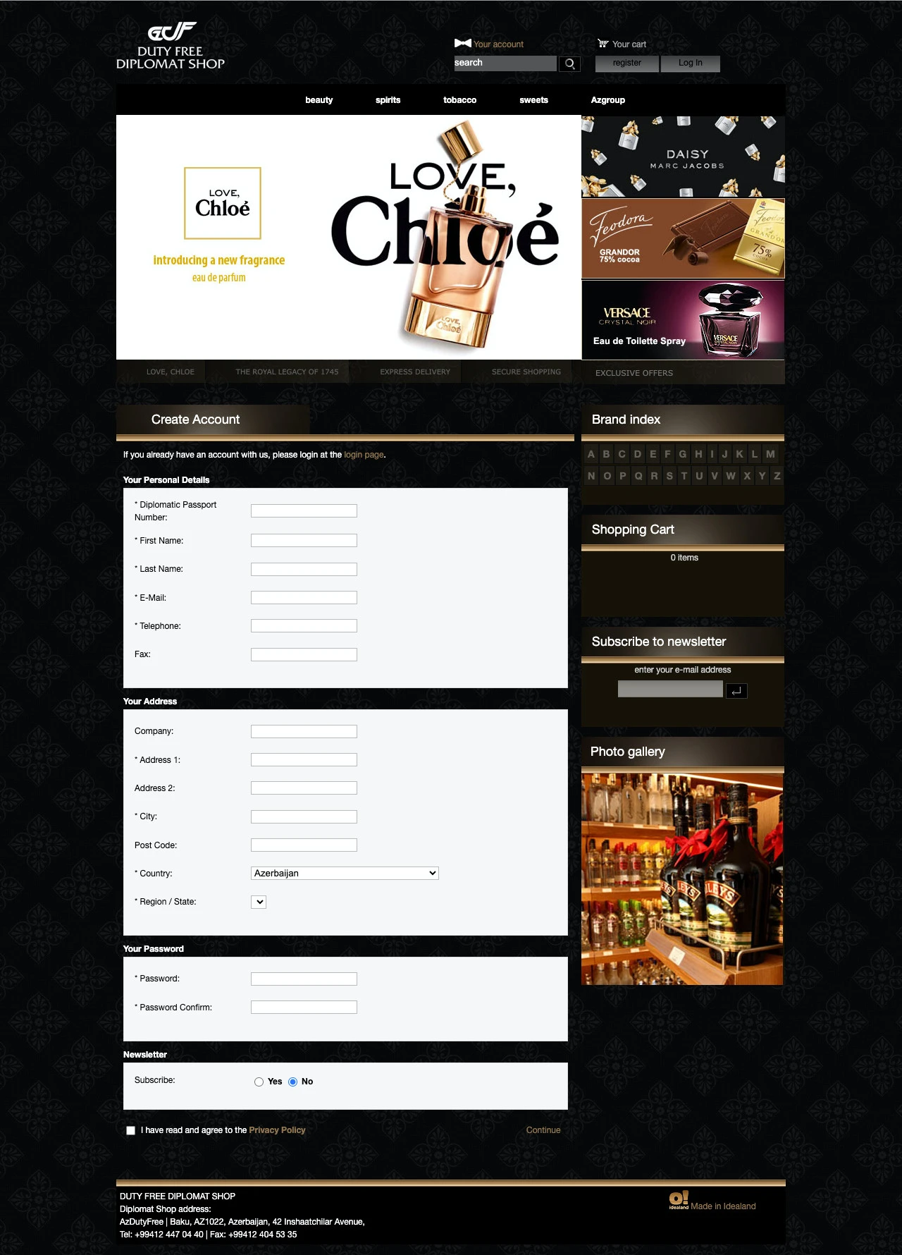 AzDutyFree Diplomat Shop Store 6