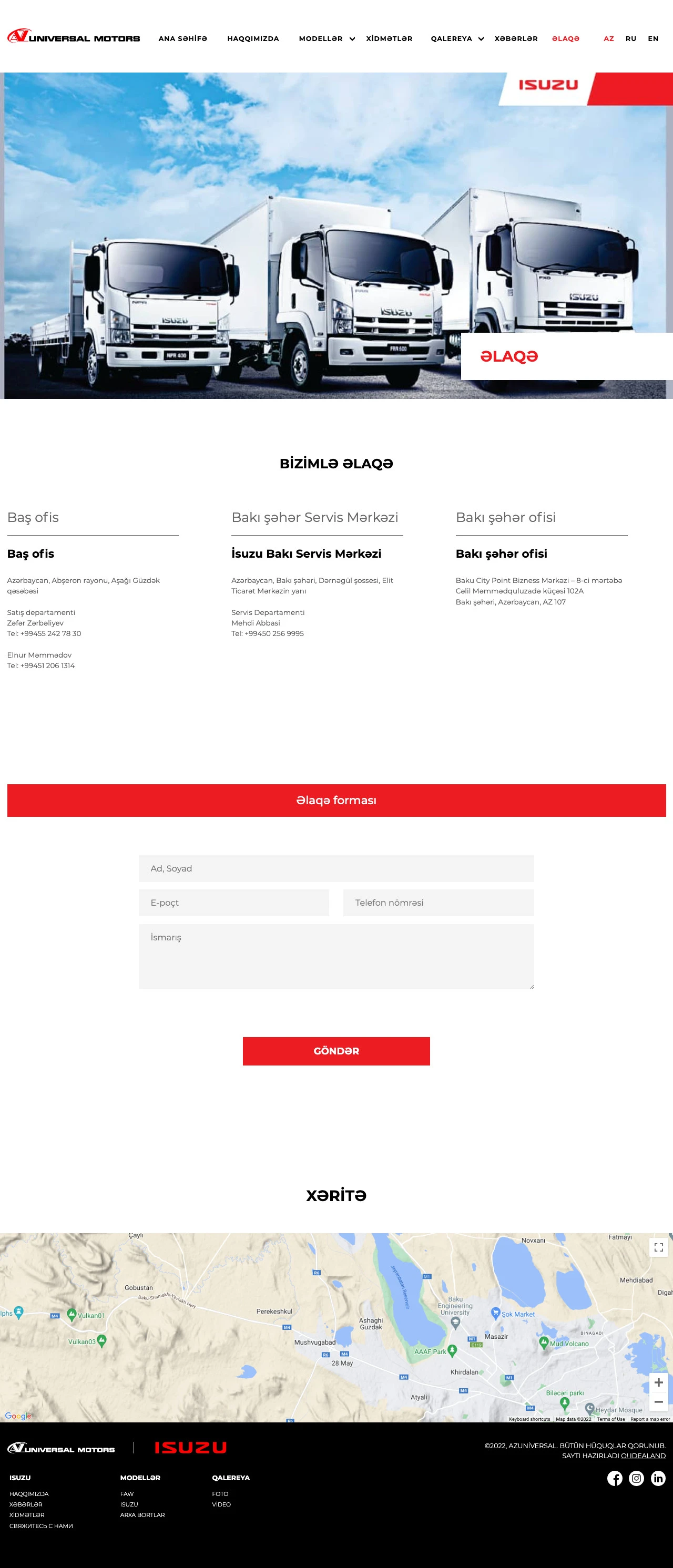 AzUniversal Company Website 9