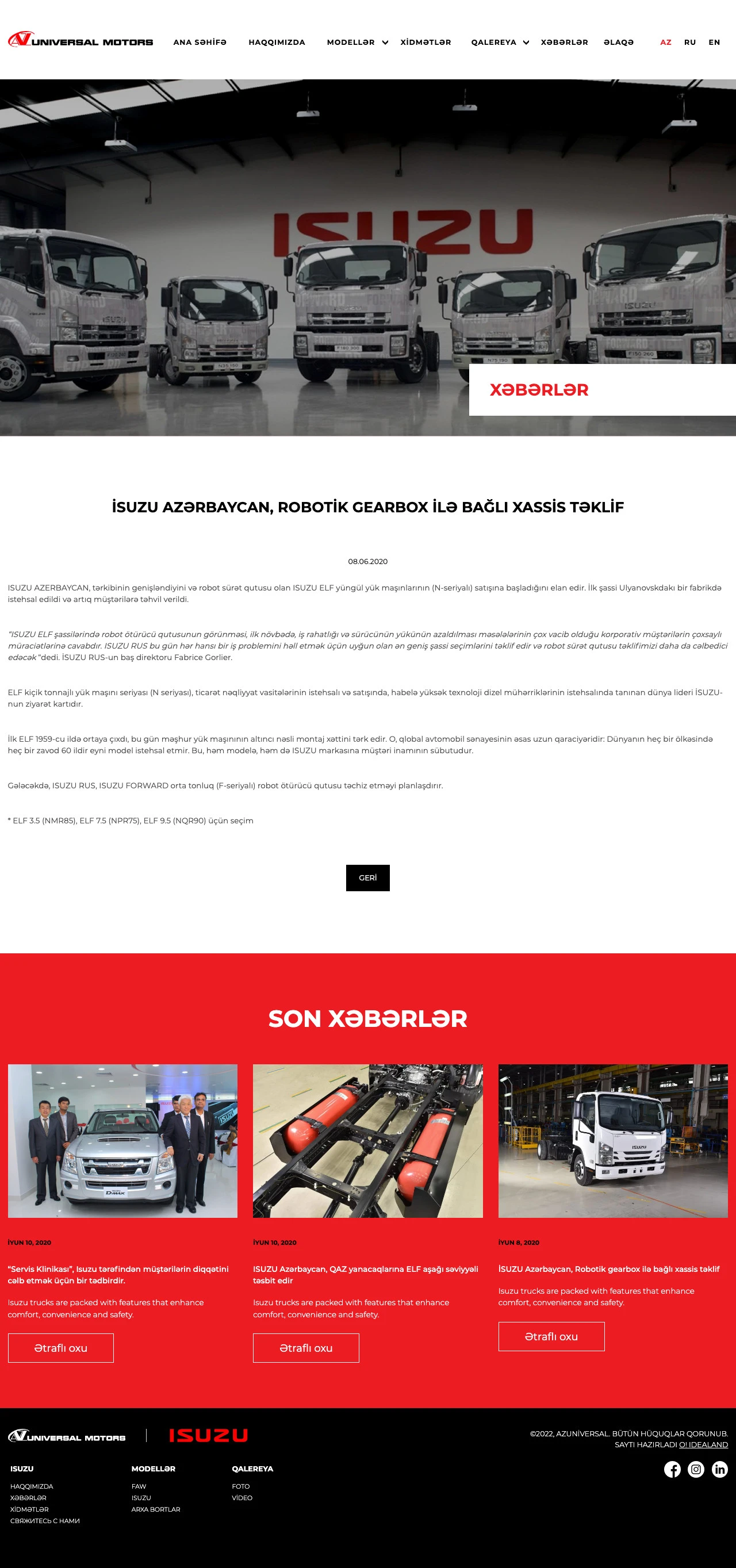 AzUniversal Company Website 8