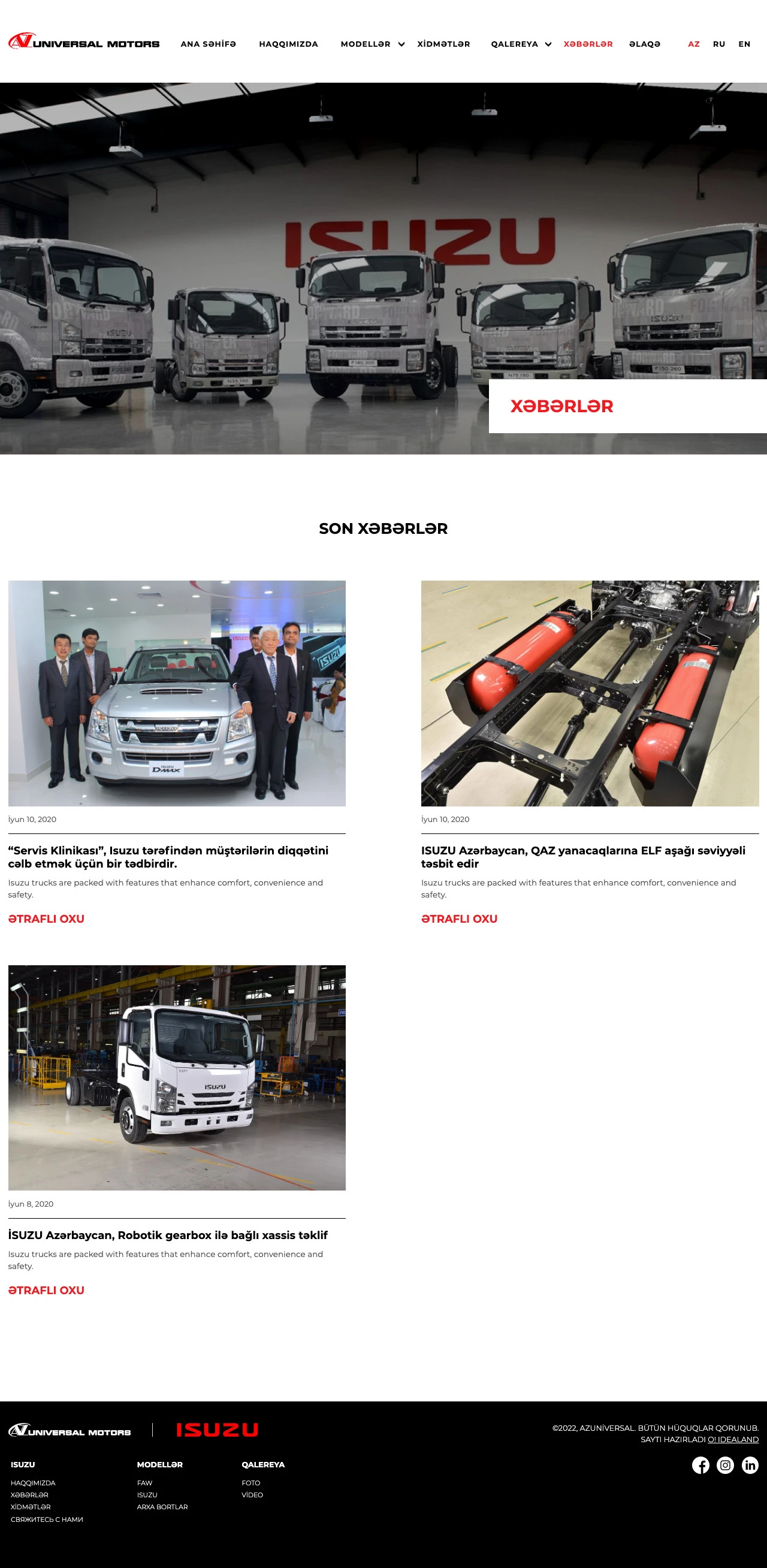 AzUniversal Company Website 7