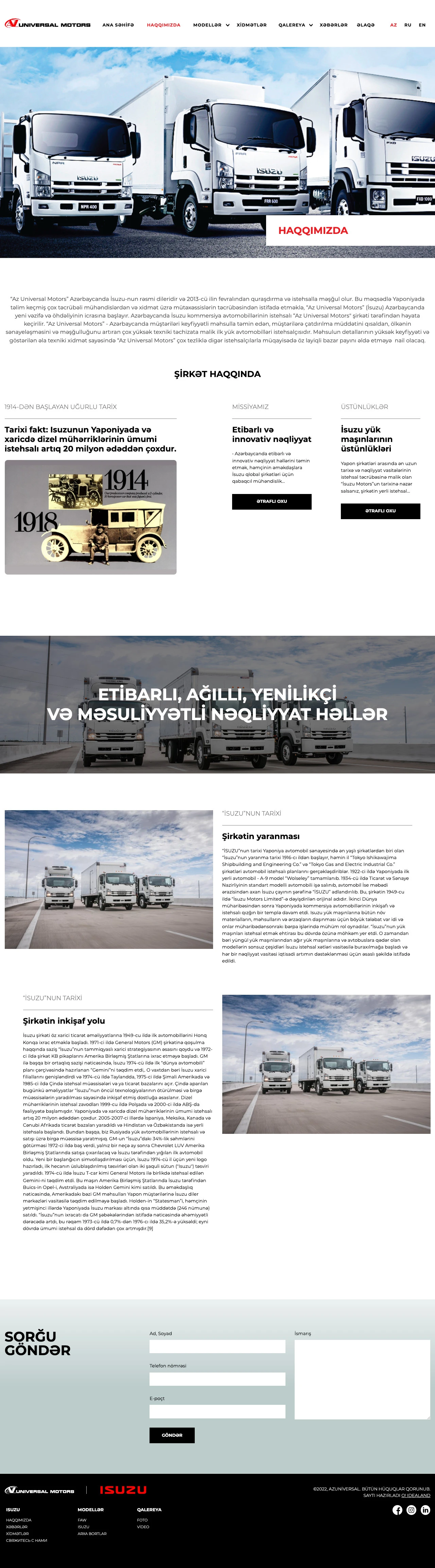 AzUniversal Company Website 2