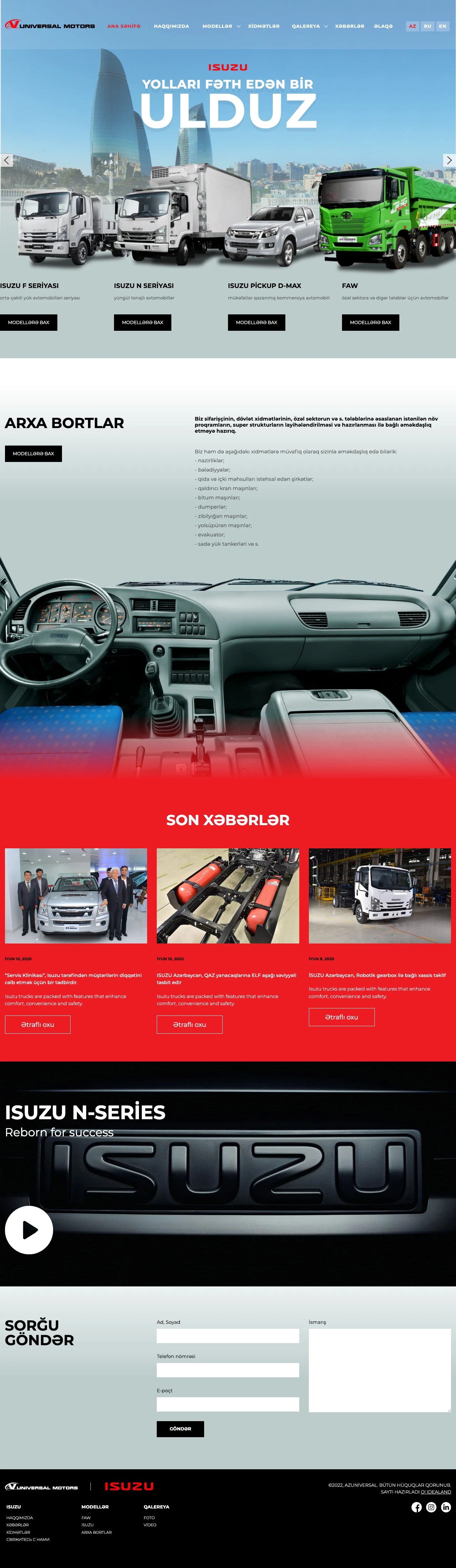 AzUniversal Company Website 1