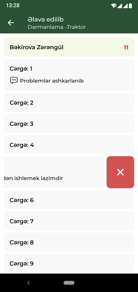 ID Aqropark şirkətinin intranet mobil tətbiqi 8
