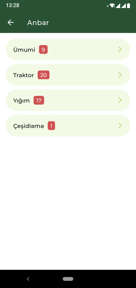 ID Aqropark şirkətinin intranet mobil tətbiqi 9