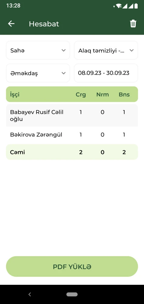 ID Aqropark şirkətinin intranet mobil tətbiqi 12