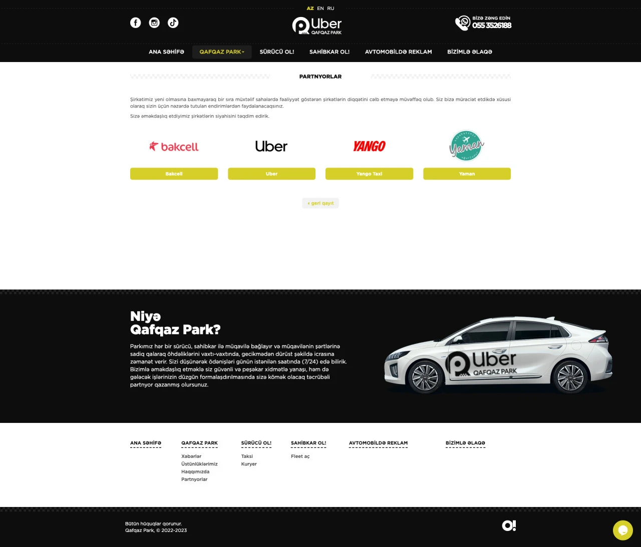 Qafqaz Park şirkətinin saytı 5