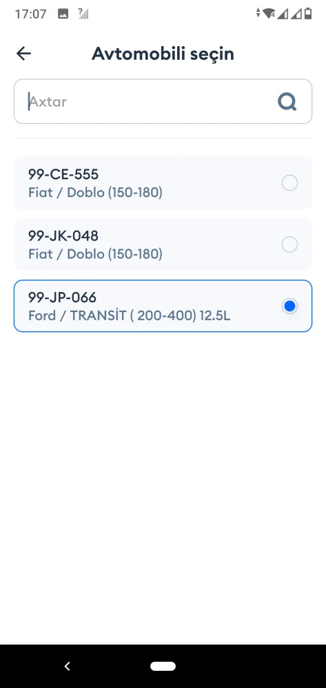 156/166 Company Driver Mobile Application 14