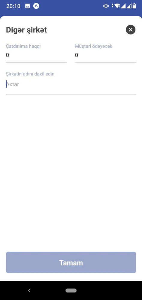 Universal şirkətinin intranet mobil tətbiqi 8