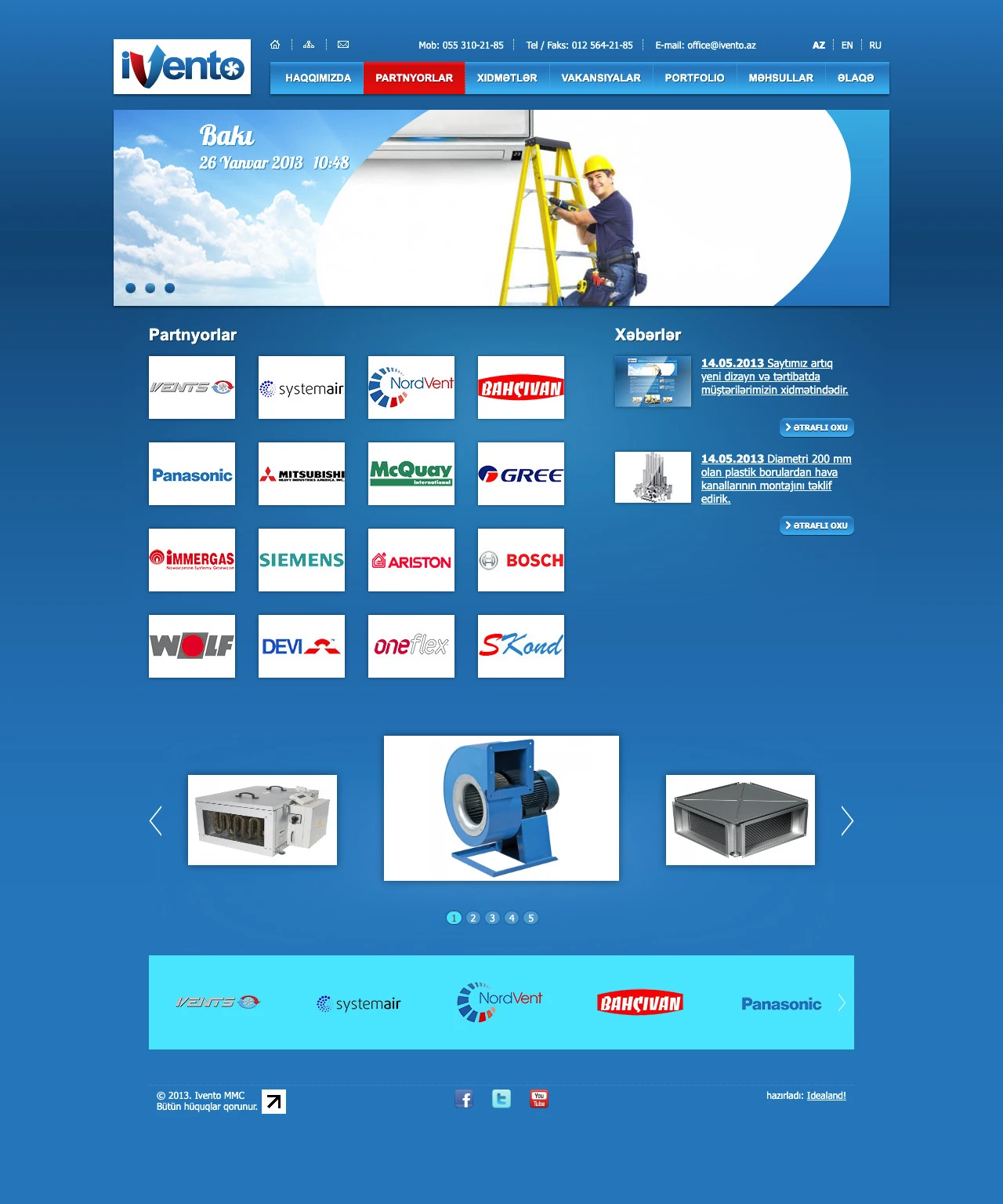 Ivento şirkətinin saytı 2