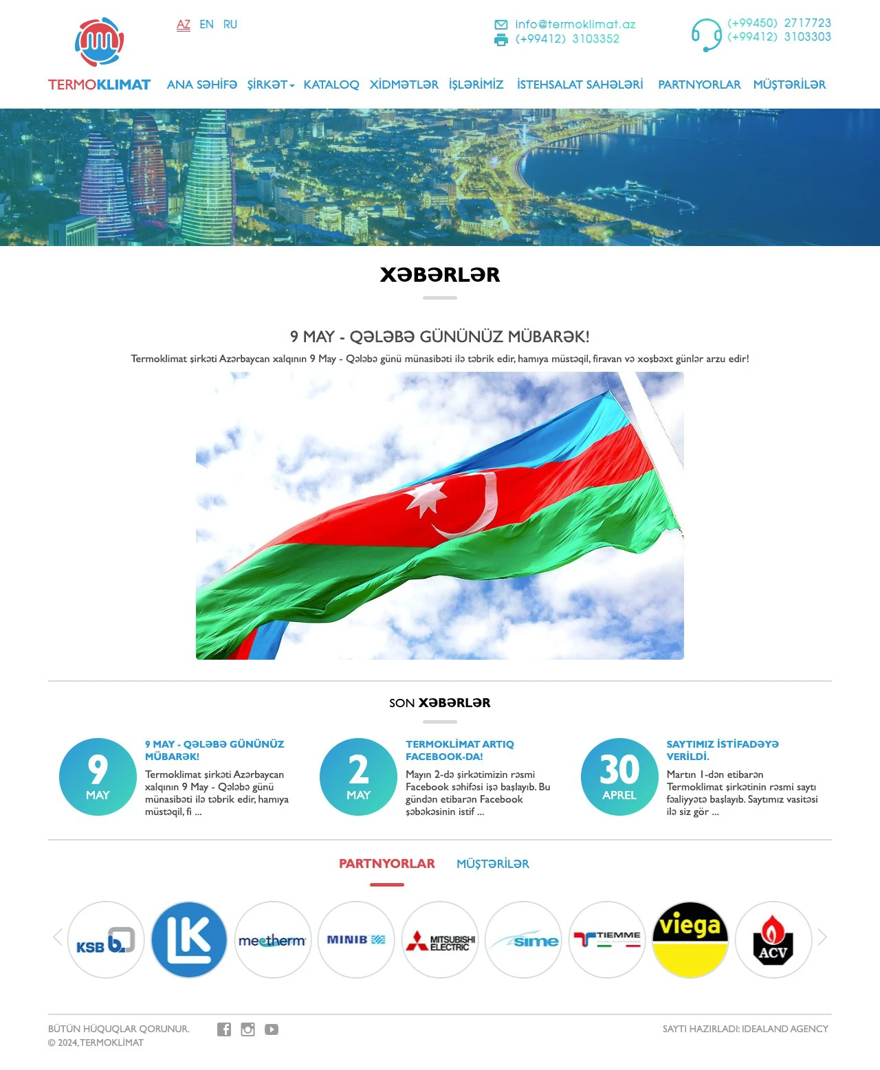 Termoklimat Company's Website 4