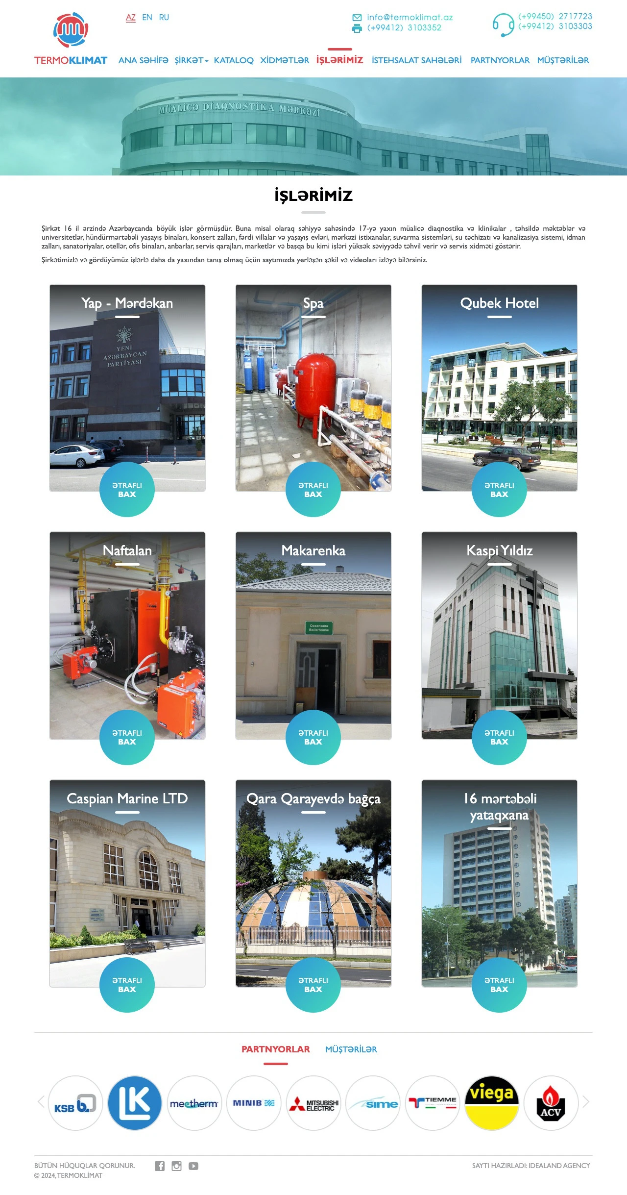 Termoklimat Company's Website 9