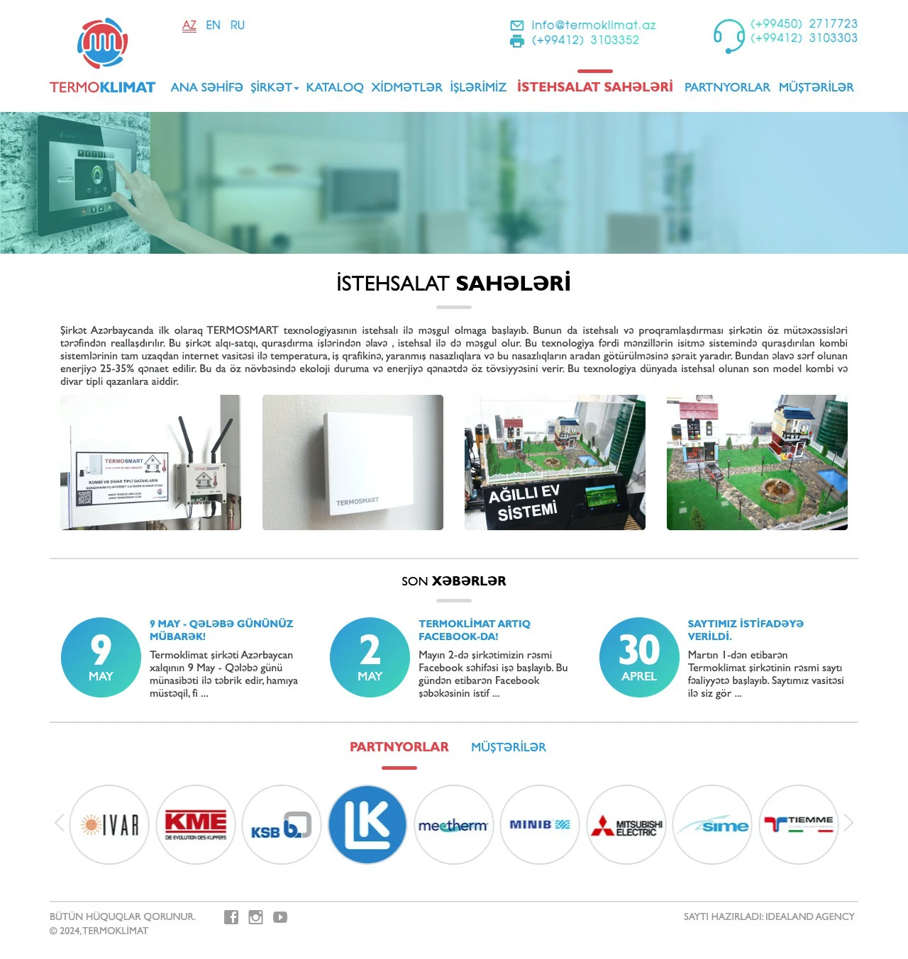 Termoklimat Company's Website 11