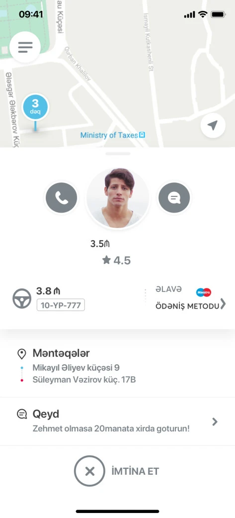 Мобильное приложение компании 158 Taksi 13