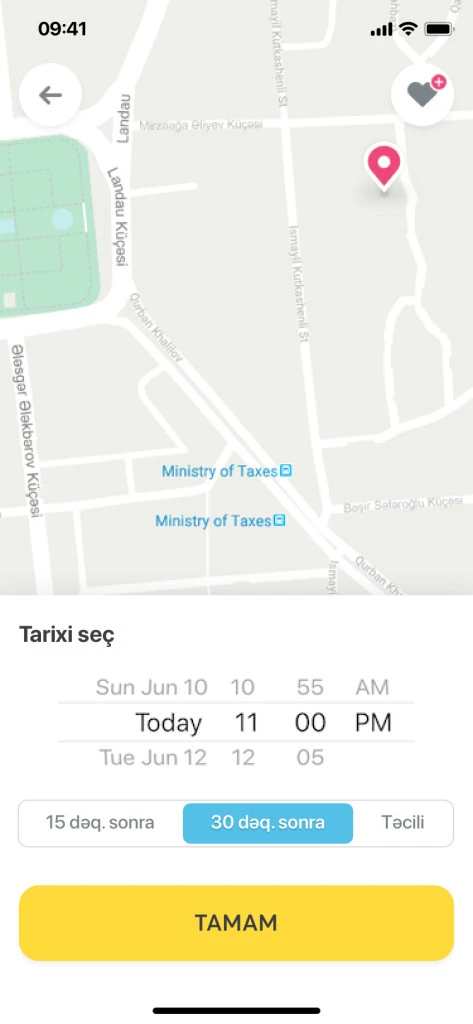 Мобильное приложение компании 158 Taksi 18