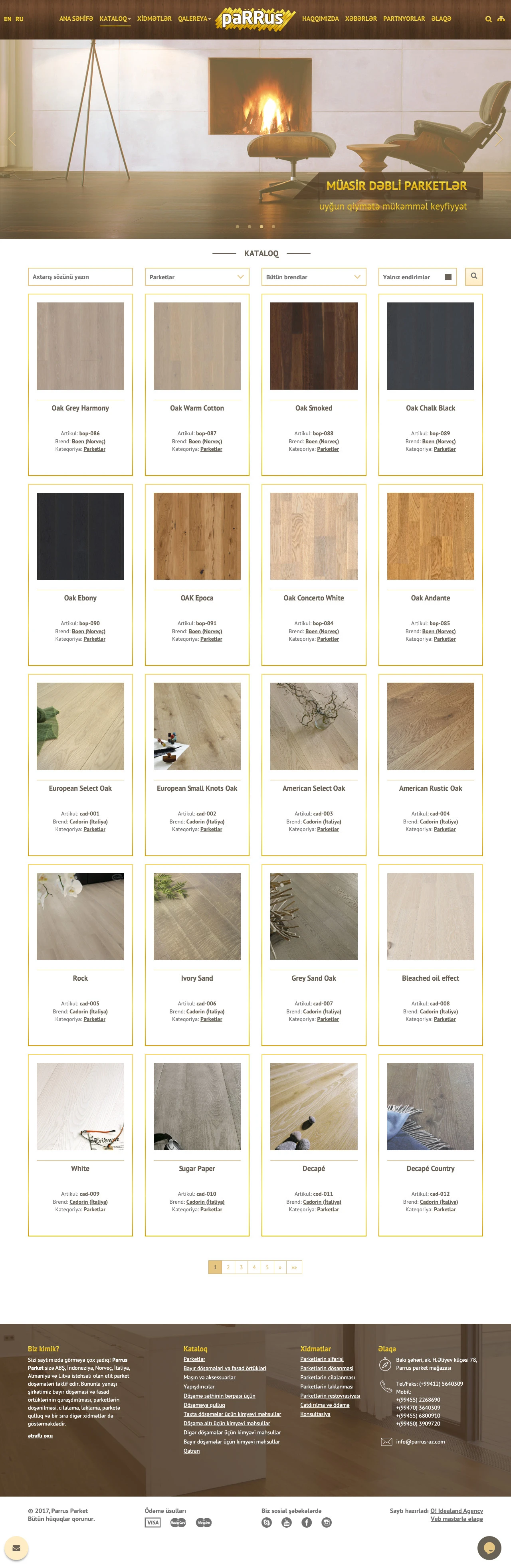 Parrus parket mağazasının saytı 2
