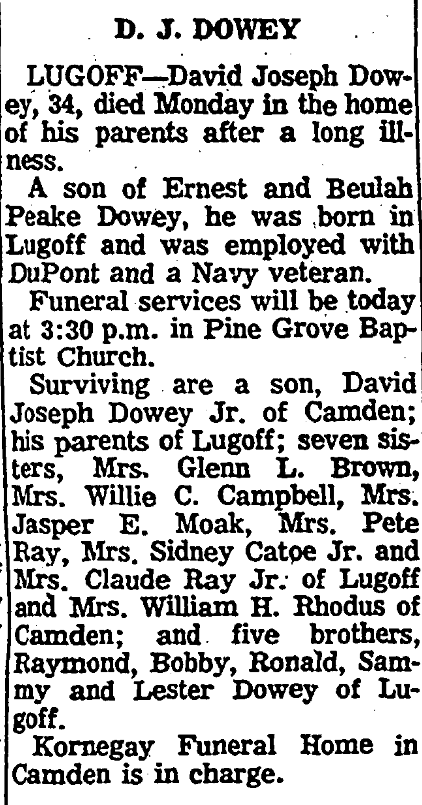 1971.11.23 - D J Dowey