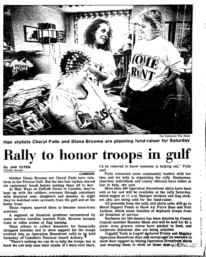 1991.02.14 - Rally to honor troops in gulf