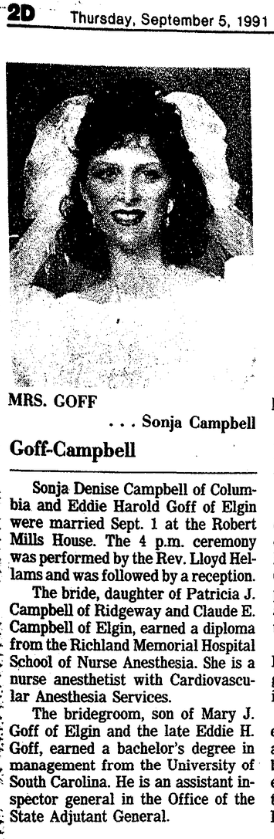 1991.09.05 - Goff - Campbell