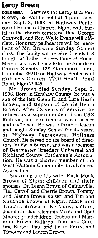 1998.09.07 - Leroy Brown