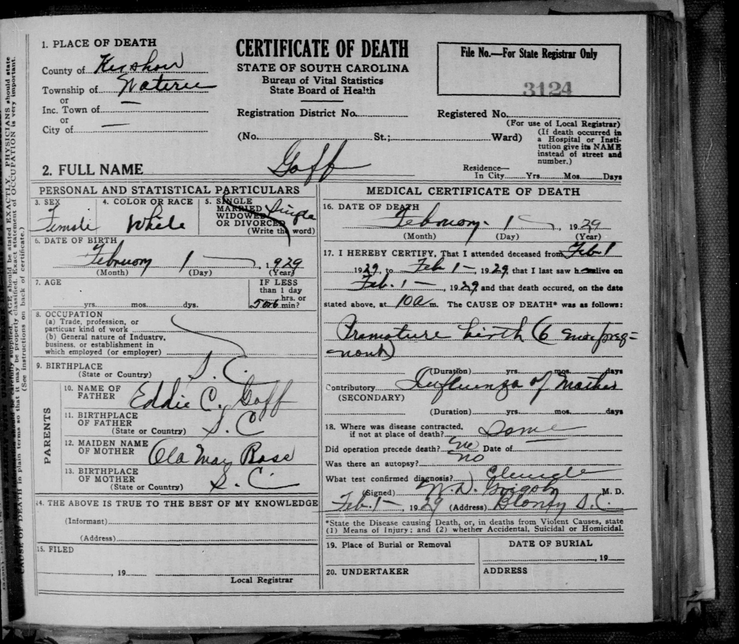 Goff, Infant Daughter (DC).jpg