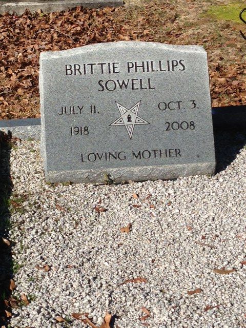 Brittie Mae Phillips Sowell