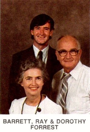 Ray Barrett, Dorothy Barrett and Forrest Barrett