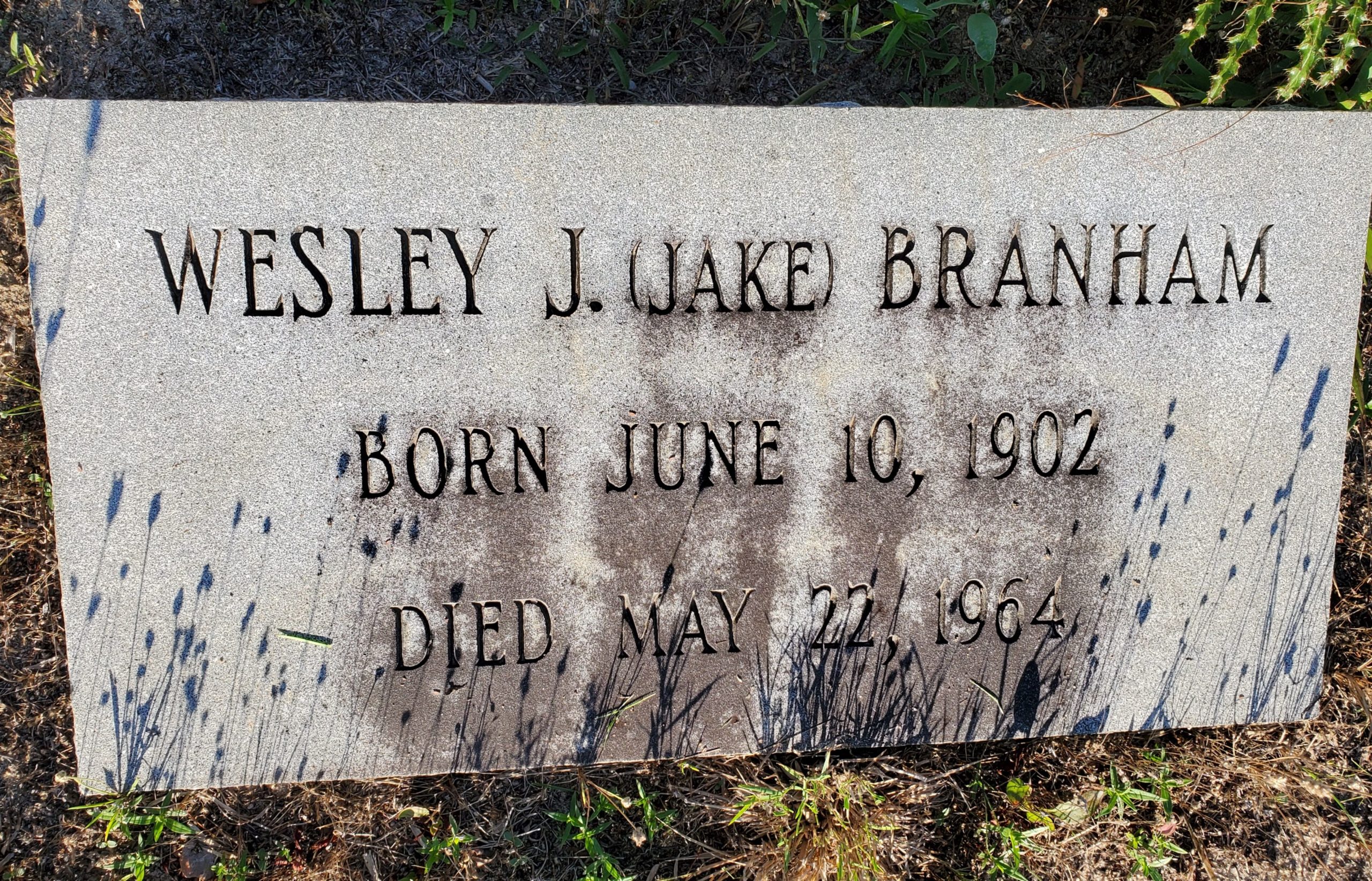 Wesley Jake Branham