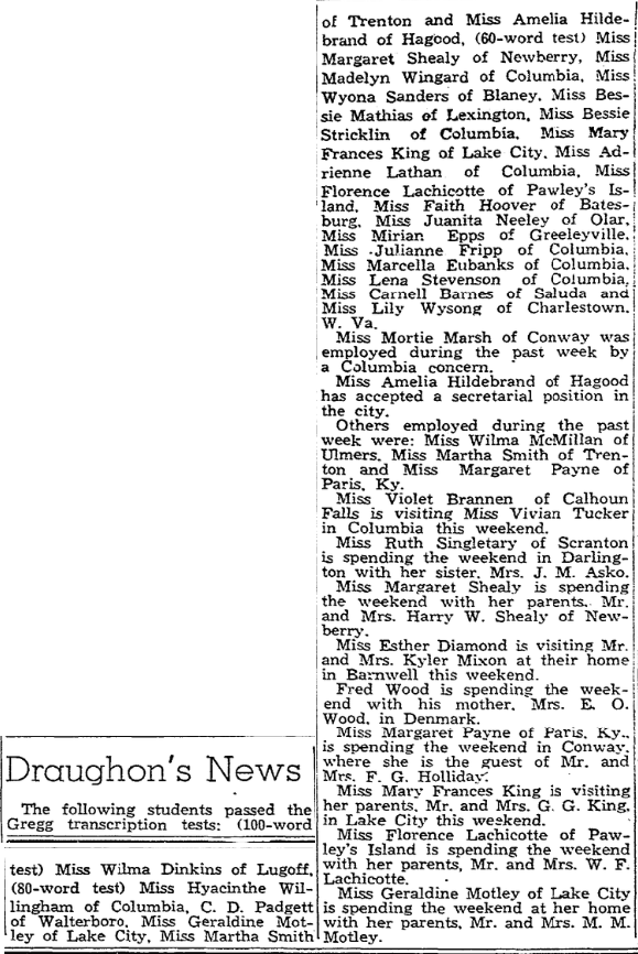 1940.04.14 - Draughons News