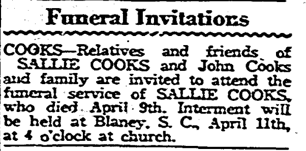 1943.04.10 - Funeral Invitations