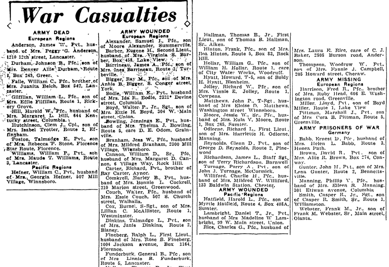 1945.04.17 - War Casualties