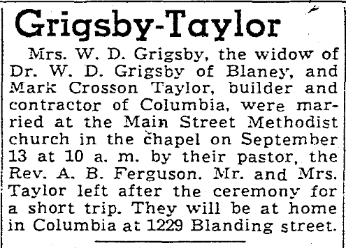 1951.09.23 - Grigsby Taylor