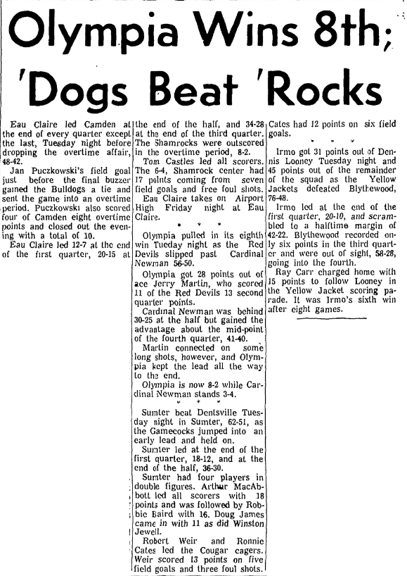 1966.01.05 - Olympia wins 8th Dogs Beat Rocks