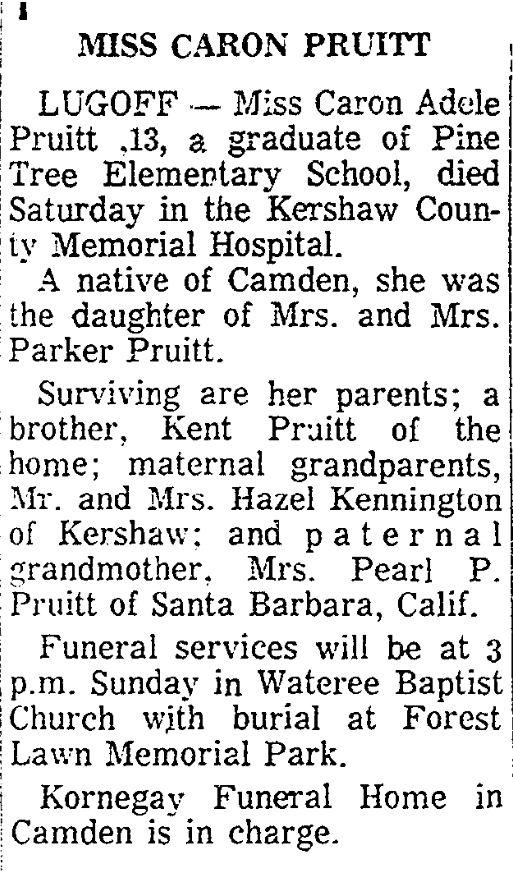 1970.02.01 - MIss Caron Pruitt