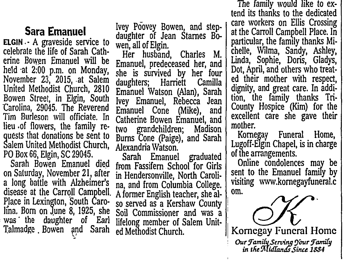 2015.11.22 - Sarah Emanuel