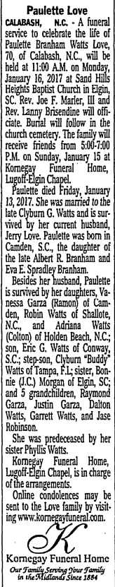 2017.01.15 - Paulette Love