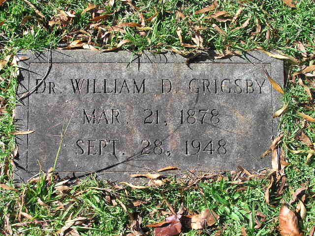 Dr William Duncan Grigsby