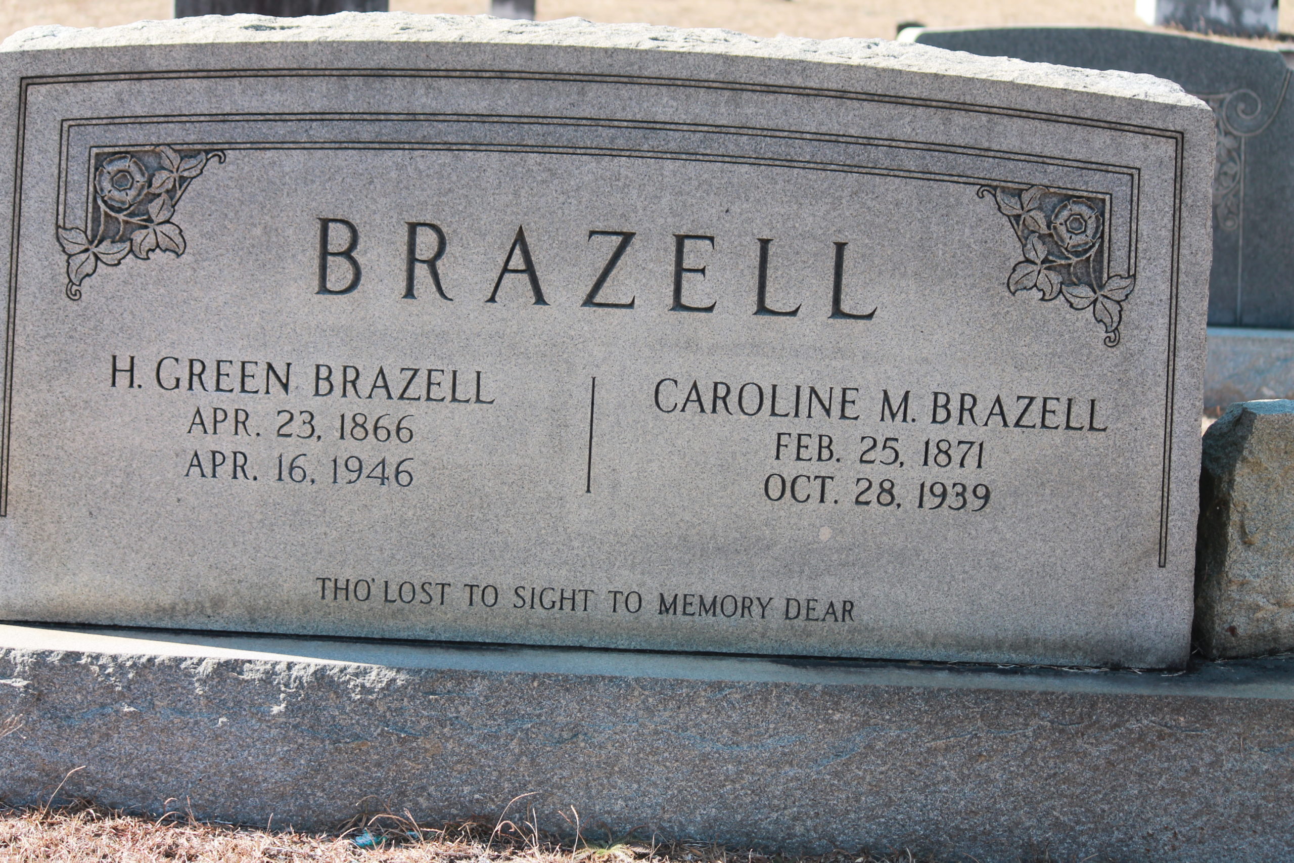 H. Green Brazell and Caroline M Brazell
