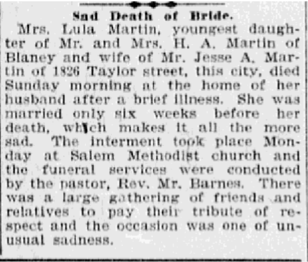 1908.01.01 - Sad Death Of Bride.