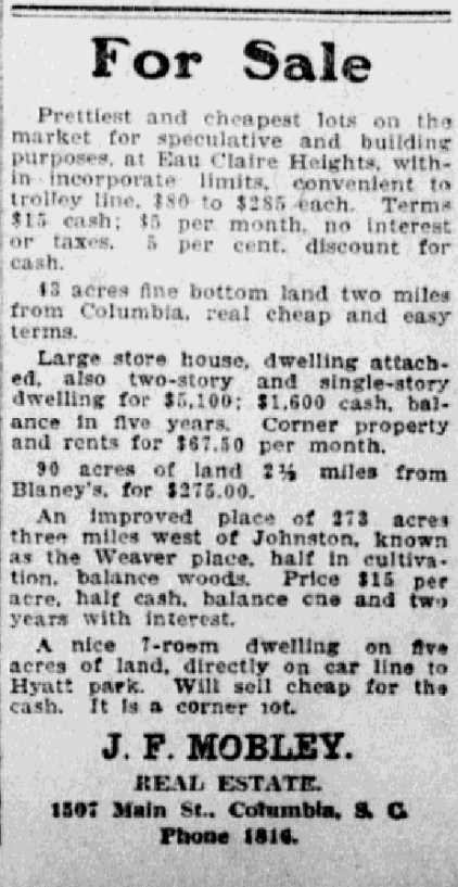 1908.02.09 - For Sale