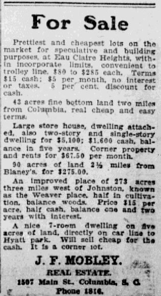 1908.02.11 - For Sale