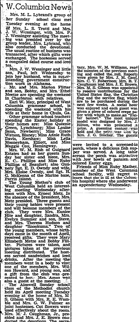 1943.04.26 - W Columbia News