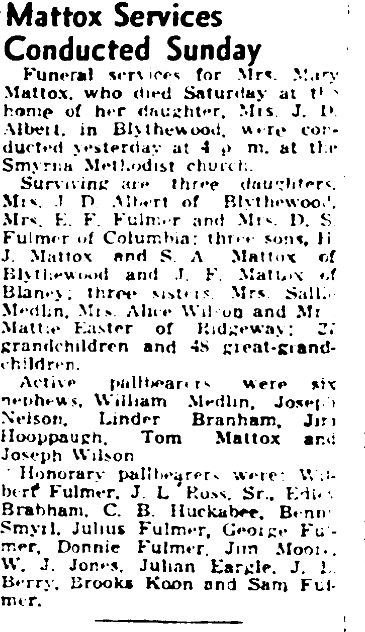 1948.05.03 - Mattox Services Conducted Sunday