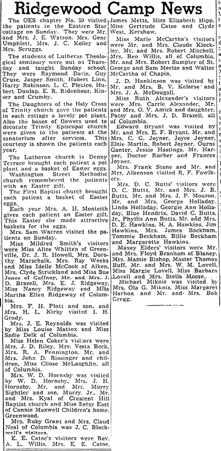 1949.04.27- Ridgewood Camp News