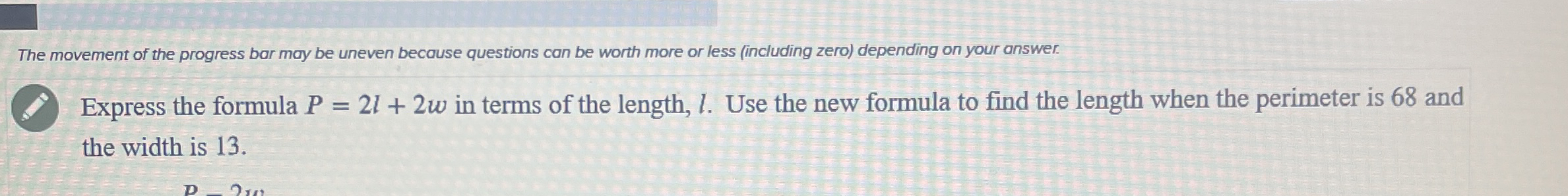 The movement of the progress bar may be uneven