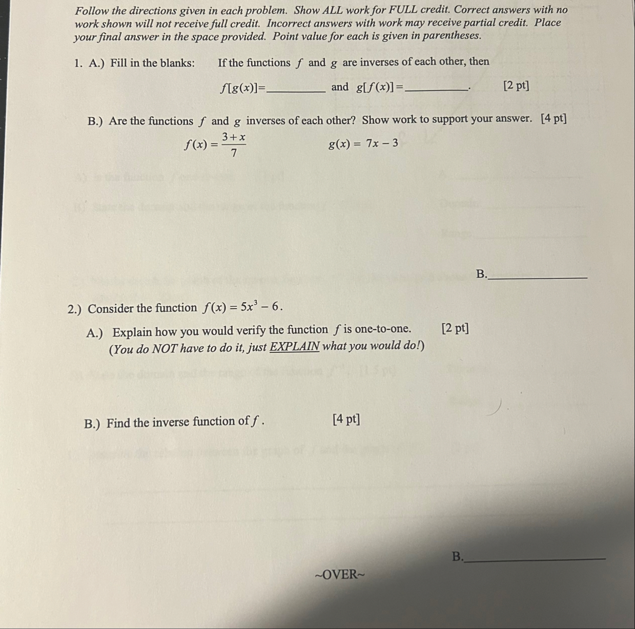 Consider the function f ( x ) = x 4 - 3 x 3 - 2 0