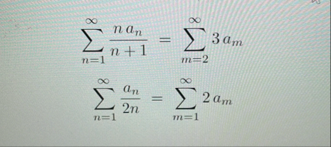 Find the recurrence equation for these equations.
