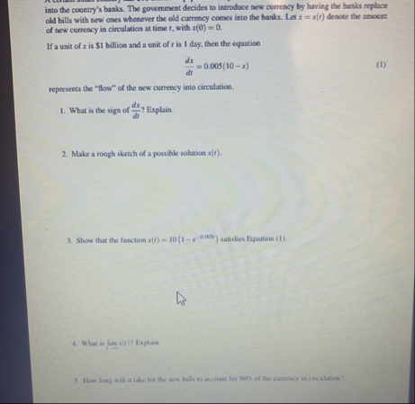 into the country's banks. The govemmeat decides